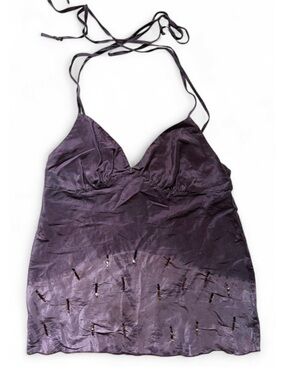 1999 Vintage GUESS | 100% Silk Beaded Cami